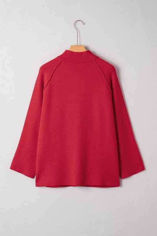 Solid Collared Button Front Cardigan Jacket 5f2fa242-ac95-4ded-8136-ad21c0190773