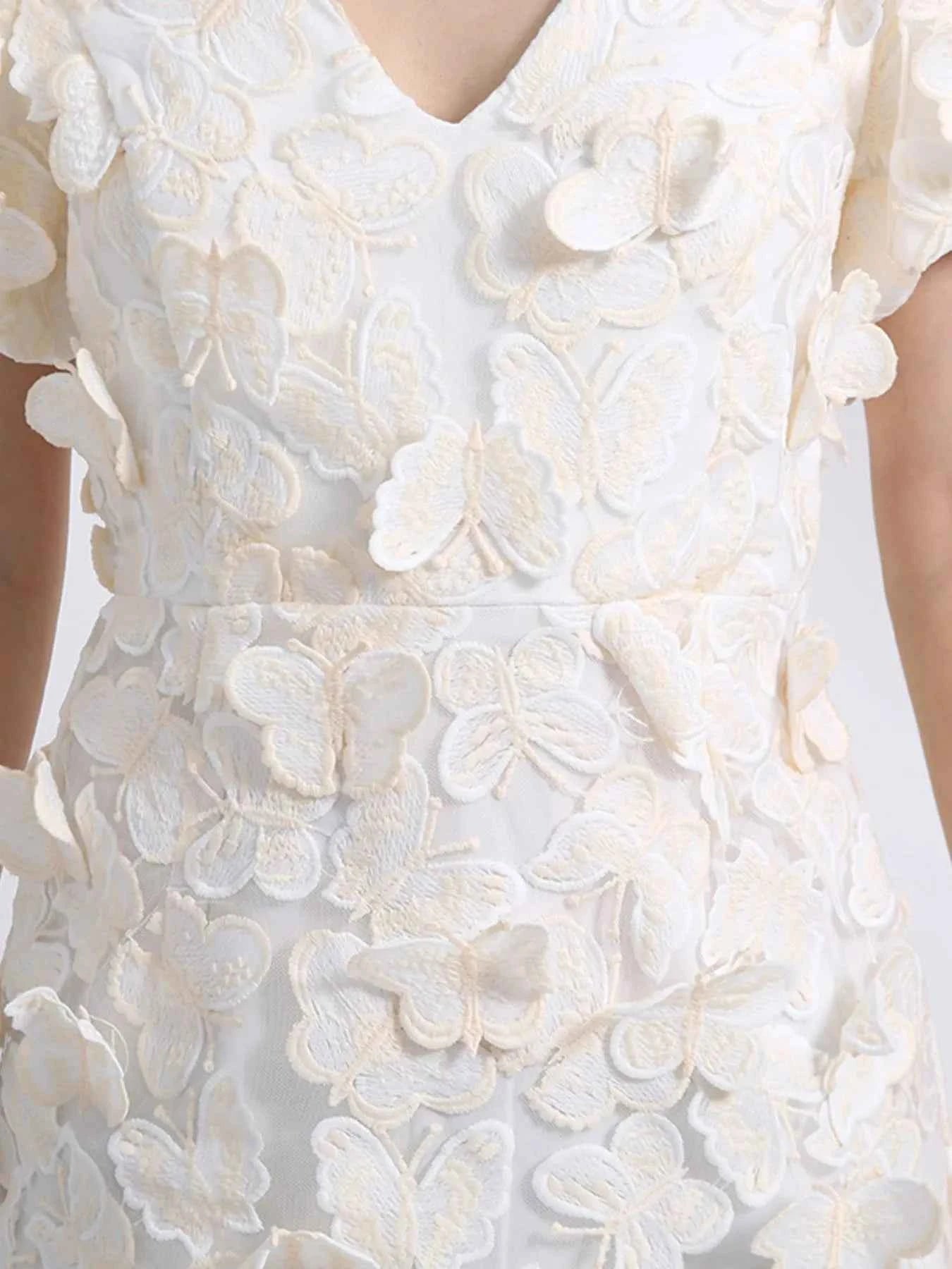 Butterfly V-Neck Puff Sleeve Mini Dress 5f6a0bfc-b9a4-4c7e-8519-532b5a8decf9-Max-Origin