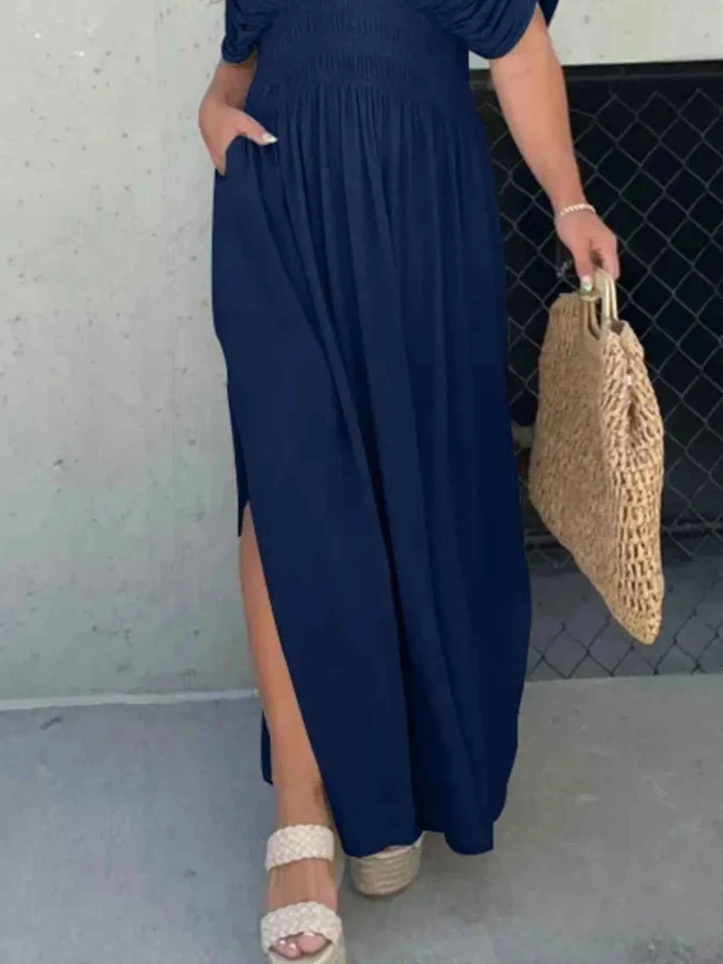 Full Size Deep V-Neck Maxi Dress with Side Slit Plus Size 5fd55ada-3ae3-420d-970e-07e716a96419-Max-Origin