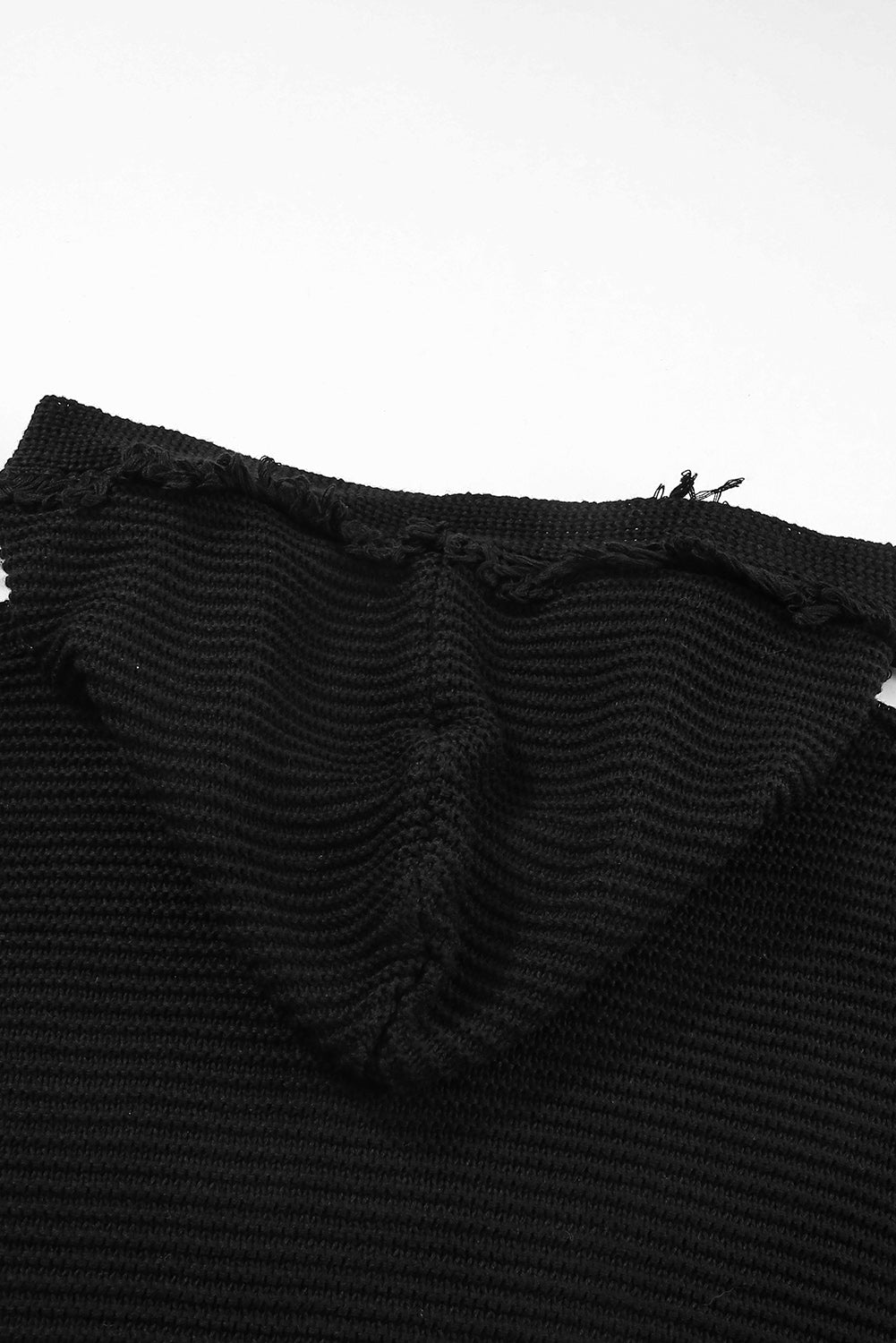 Purple Split V Neck Pullover Hooded Sweater 60c5b2907ff3ea12