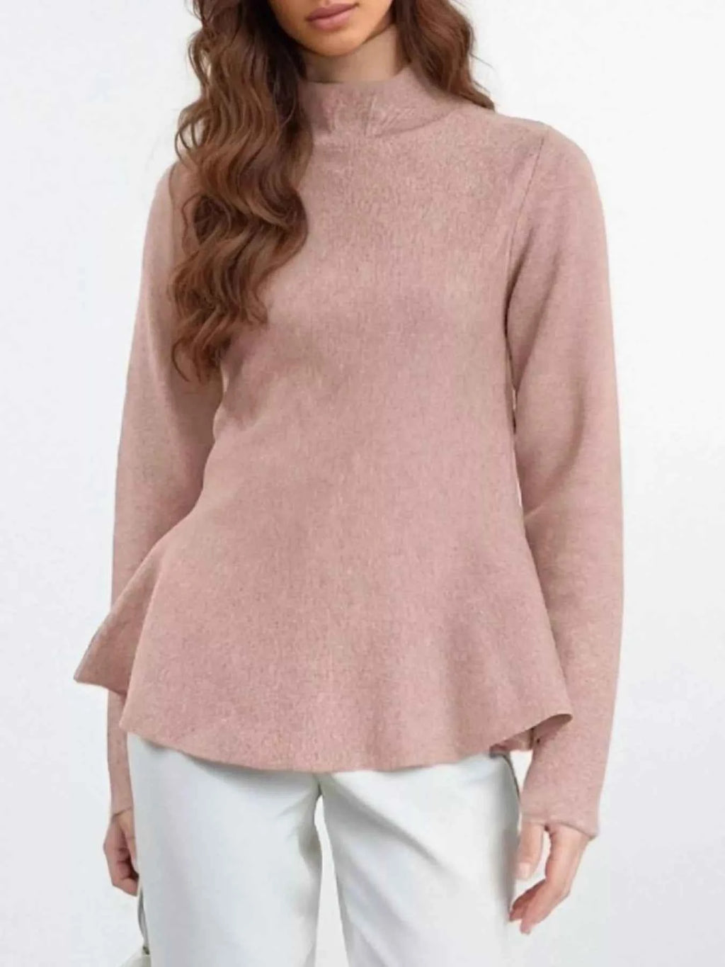 Mock Neck Long Sleeve Sweater 612beea4-e8fe-4d1c-98bc-9eb1d4c6cce9-Max-Origin