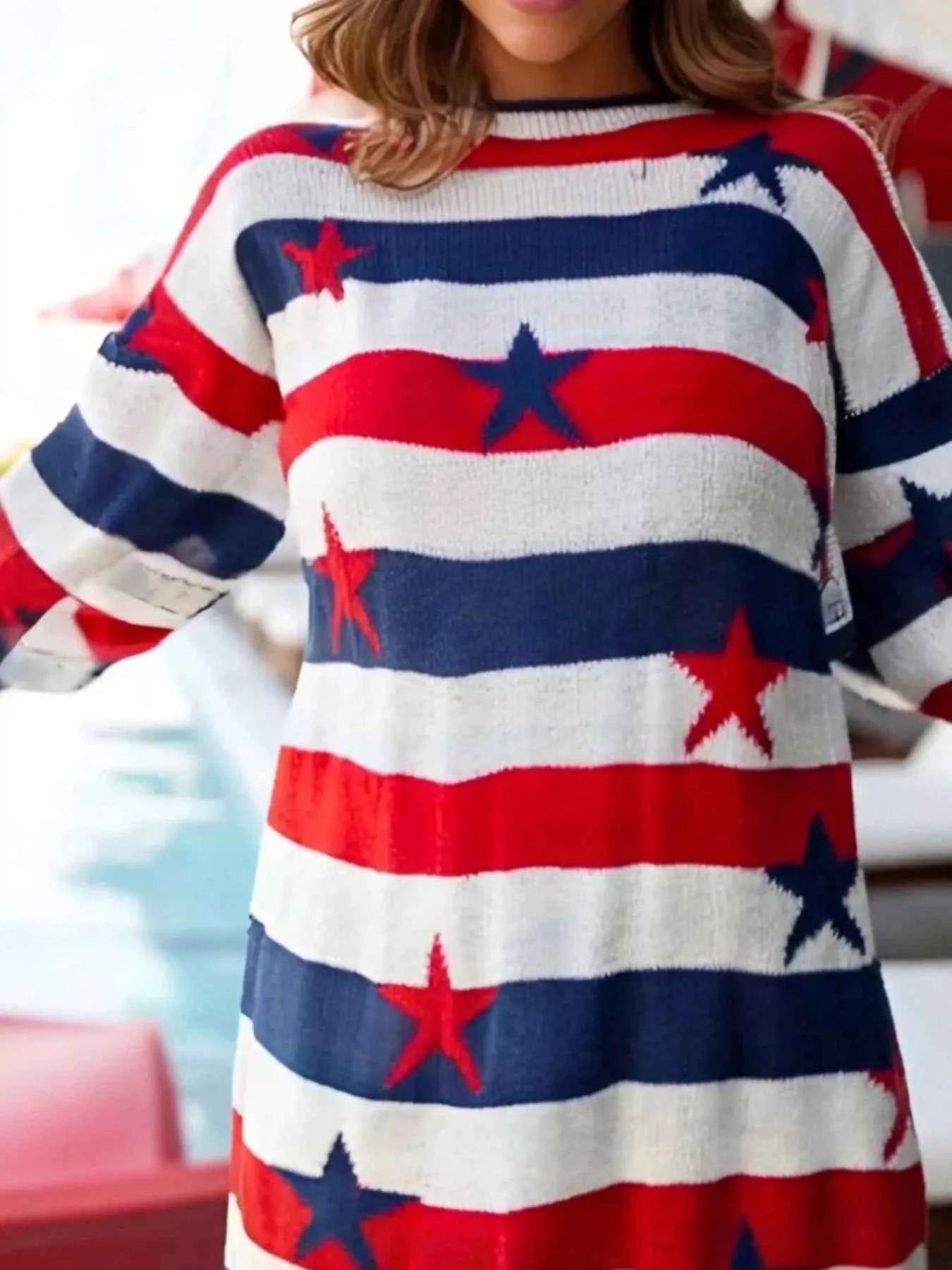 Stars and Stripes Long Sleeve Sweater 617e4970-6c93-43cf-b6da-14e4e5c2e08b-Max-Origin