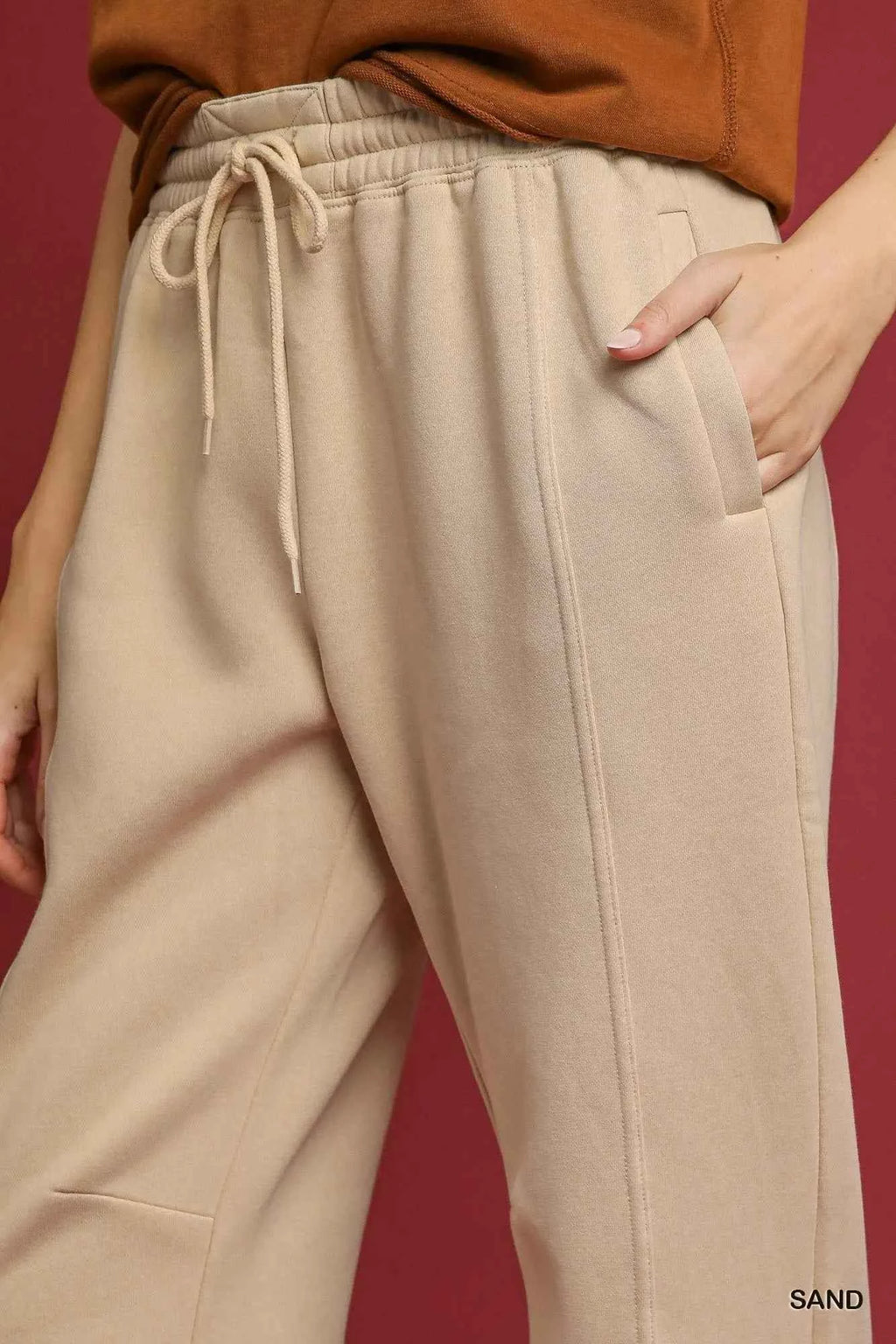 Umgee Fleece Jogger Pants with Drawstring 619fa0ee-496e-474e-b465-23378a0ce3ed-Max-Origin