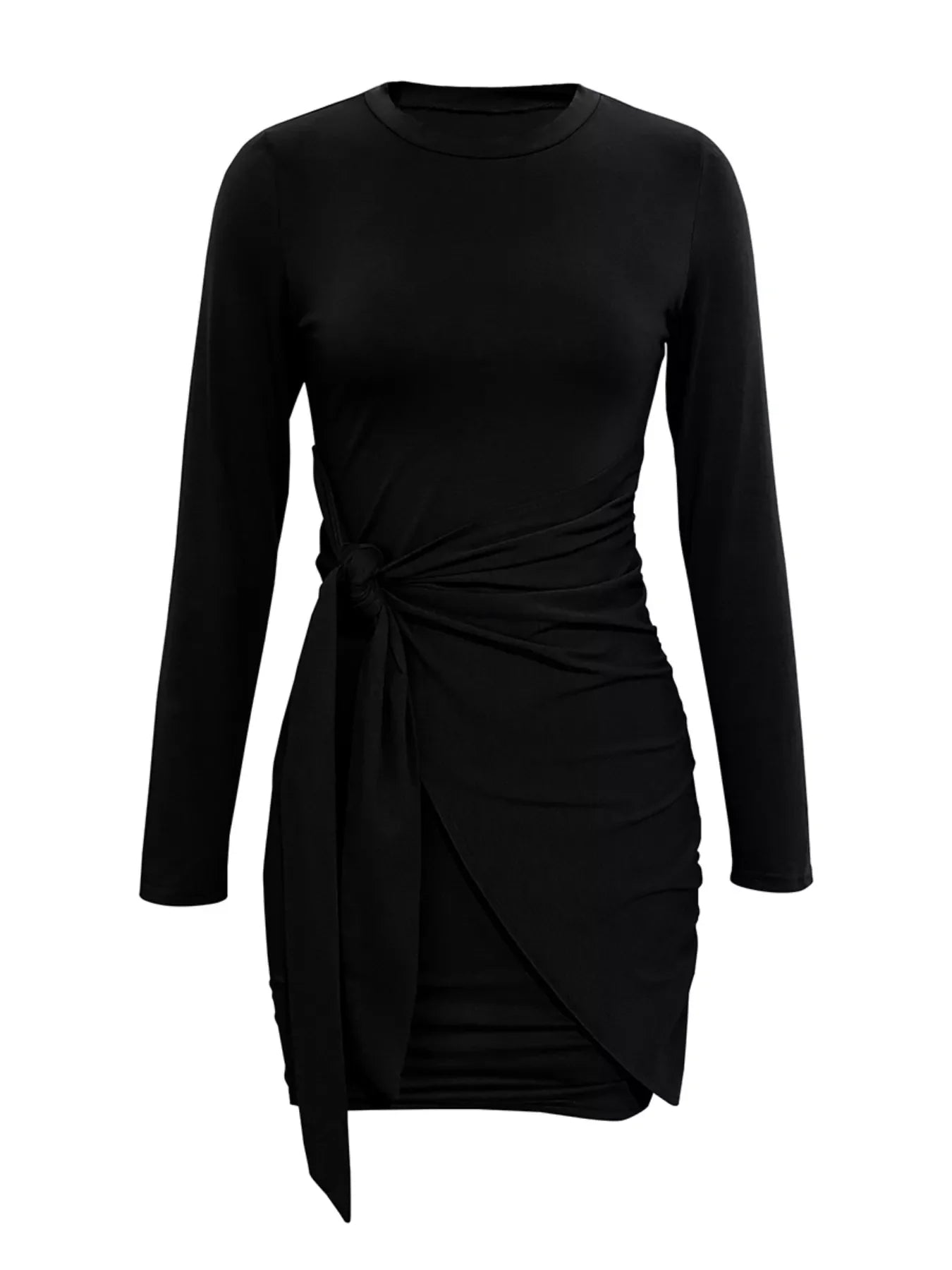Round Neck Long Sleeve Bodycon Dress 61bb5bf4-68cf-4a2c-ac35-30e5f4f2d35c-Max-Origin