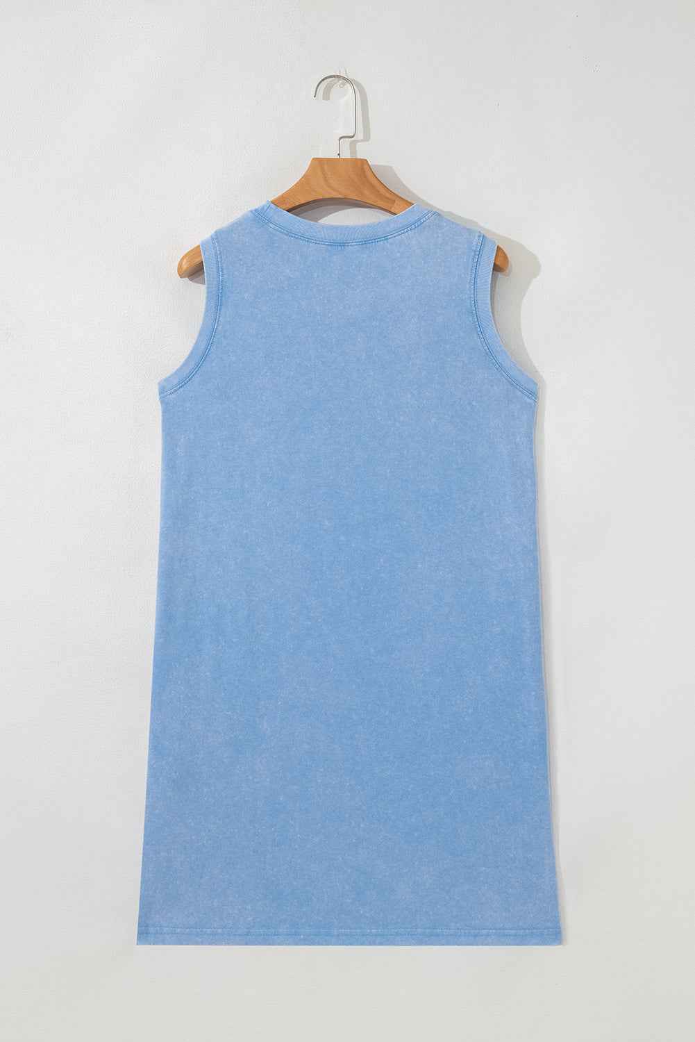Beau Blue Mineral Wash Pocket Tank Mini Dress 621b58a0c687e559