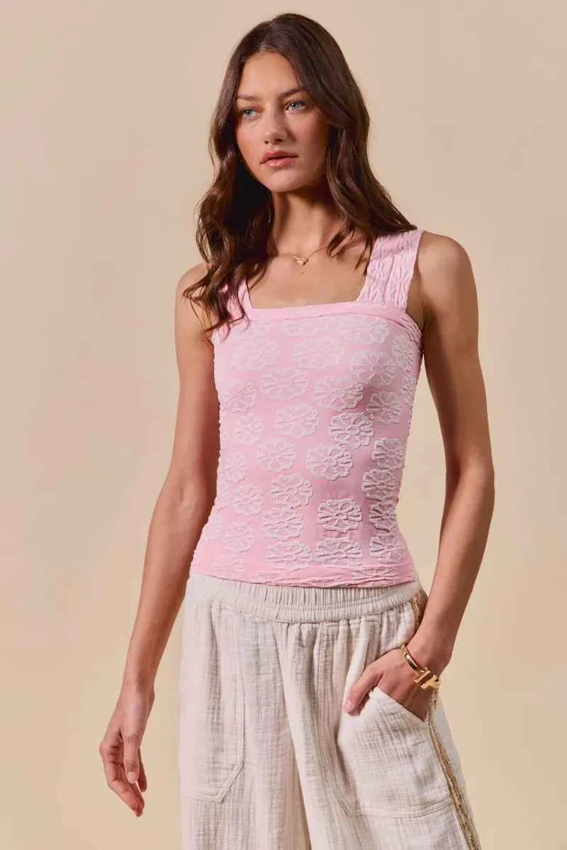 SO ME Two Tone Floral Seamless Tank Top 624a45fd9cda42b7ae8bf730105b189c-Max-Origin