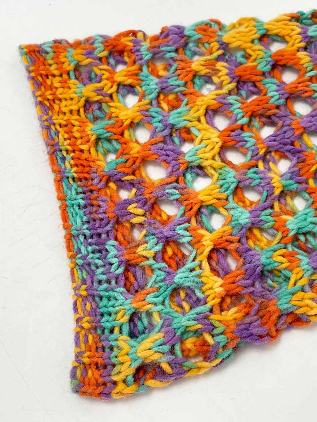 Rainbow Crochet Hollow Out Cropped Sweater 62711da98569408dbfe1e307d7f11c40-Max-Origin