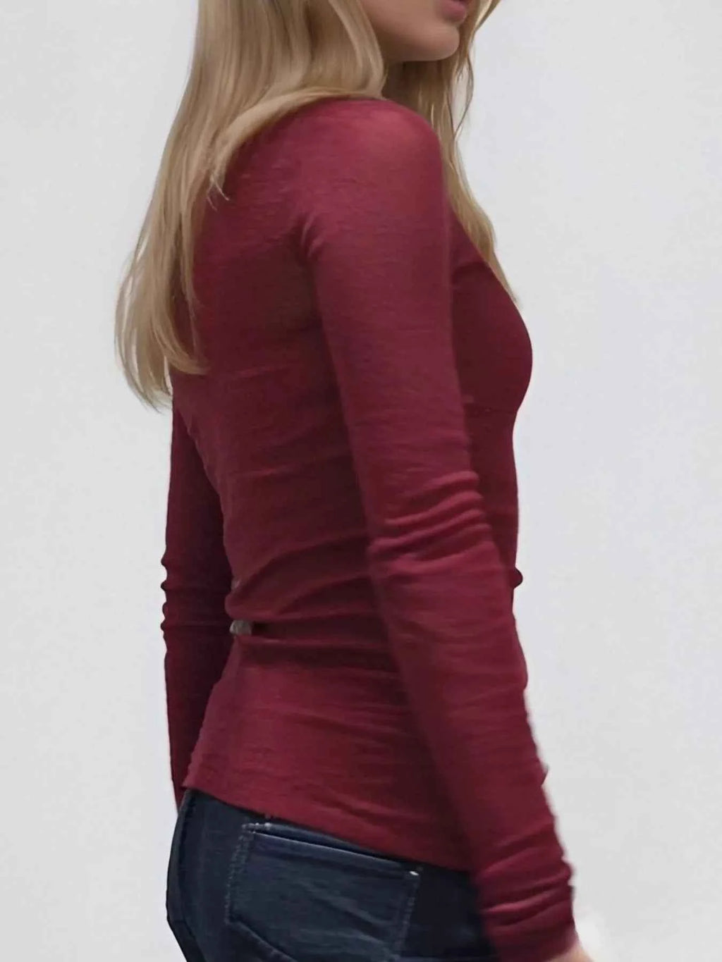Lace Detail Long Sleeve T-Shirt 63541f2a-51da-4a89-b65f-ce968bcbfbd8-Max-Origin