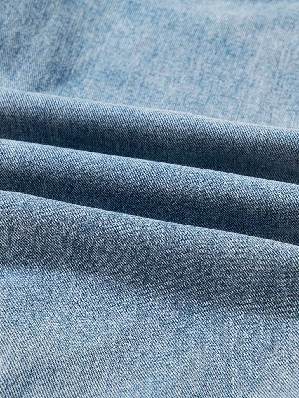 Patched Pockets Side Tie Denim Jacket 63b49936cbdb4db89e2e3312e1904155-Max-Origin