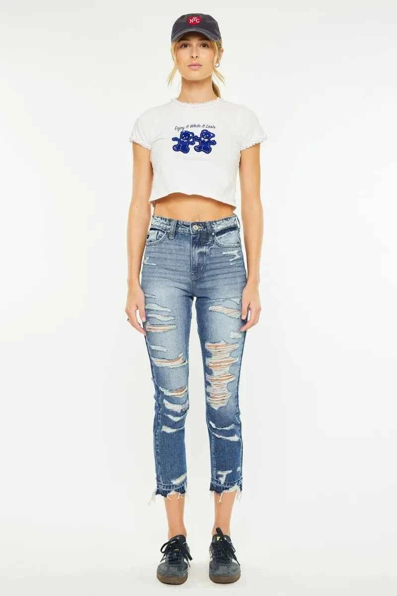 Kancan Distressed High Rise Skinny Jeans 641eef26b08843ce8a2070b9ddc56bfd-Max-Origin