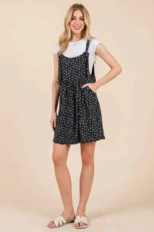 BOMBOM Floral Print Overalls with Pockets 6495afff1af44e62a5f6c38ce3a3d744-Max-Origin