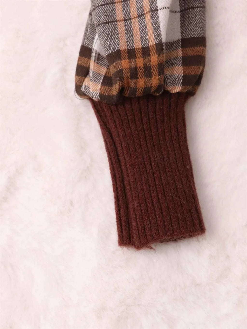 Plaid Long Sleeve Sweater Dress 65b27d53728b42de9c1f818885df298a-Max-Origin