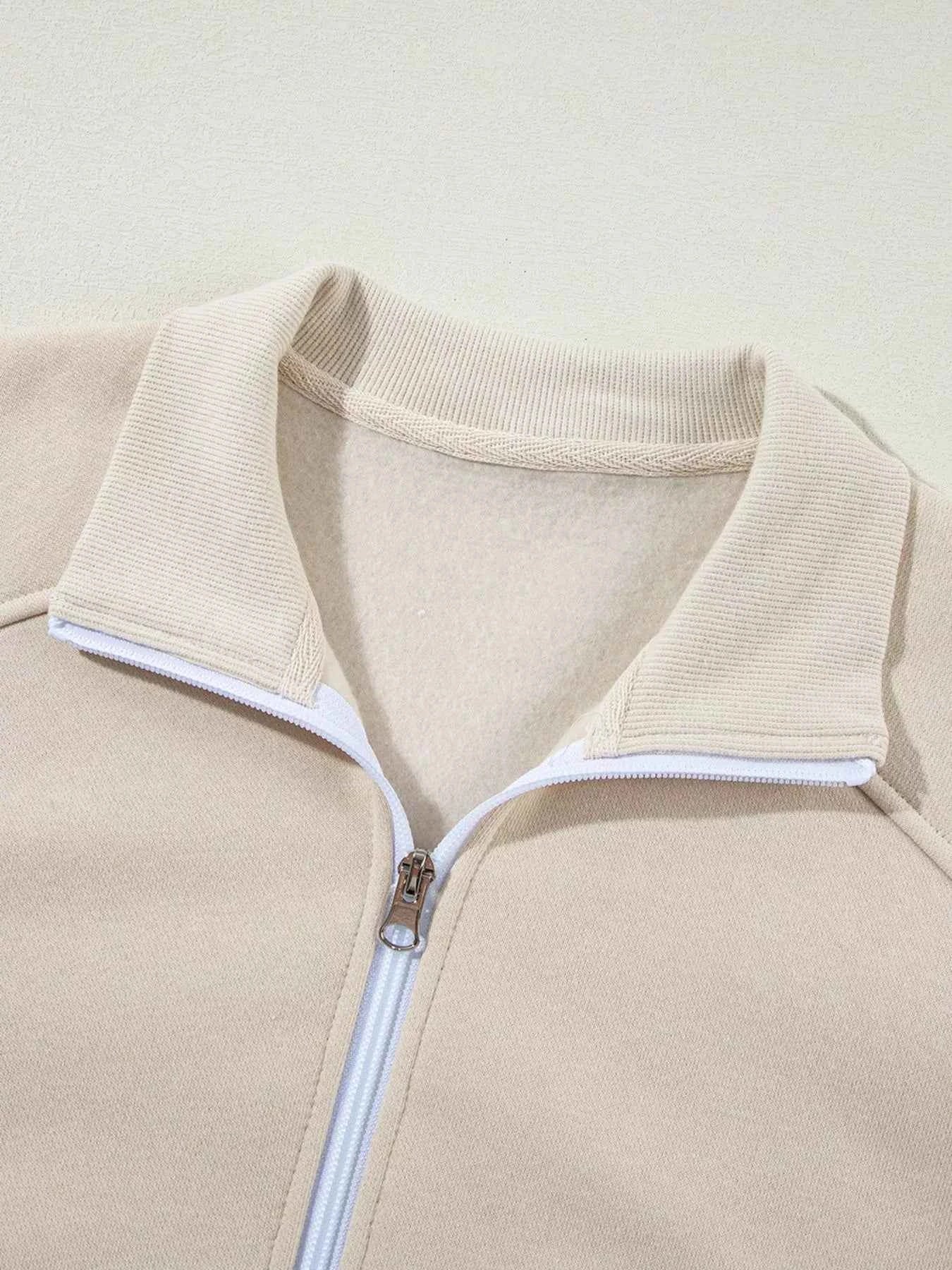 Drop Shoulder Zip Up Jacket and Drawstring Pants Active 2pcs Set 65b907aa-b29e-4de3-b759-170dc9a4f94b-Max-Origin