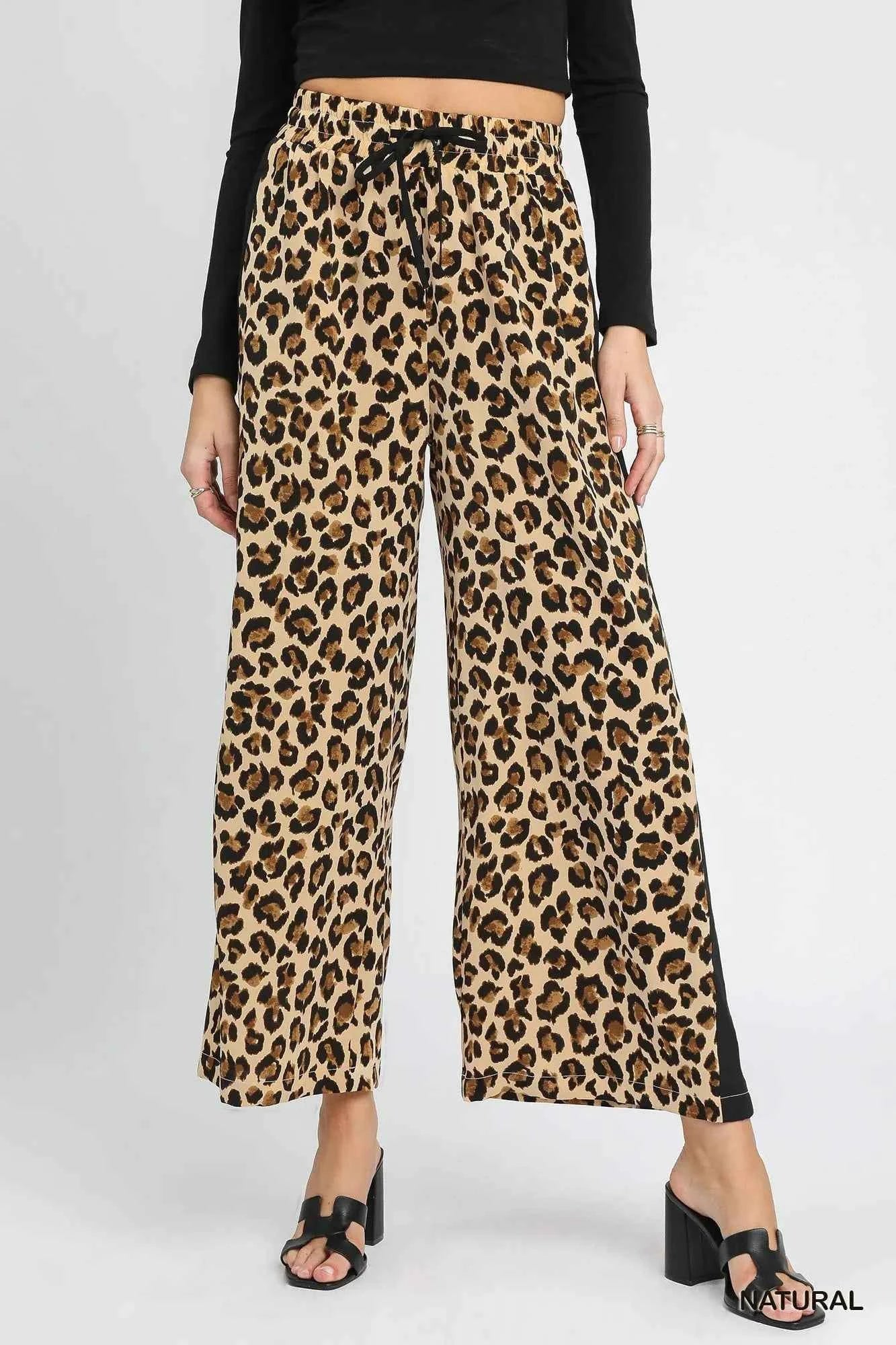 Umgee Leopard Print Wide-Leg Drawstring Pants NATURAL 65c6ffc0-147b-4b46-a49e-4ed301076c61-Max-Origin