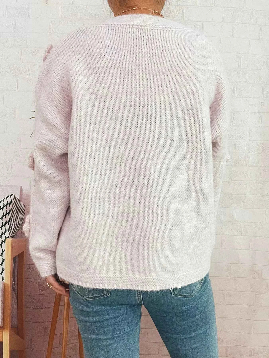 Flower Button-Up Cardigan 668774ee6ddf45b6aaeae722a15ecb30-Max-Origin