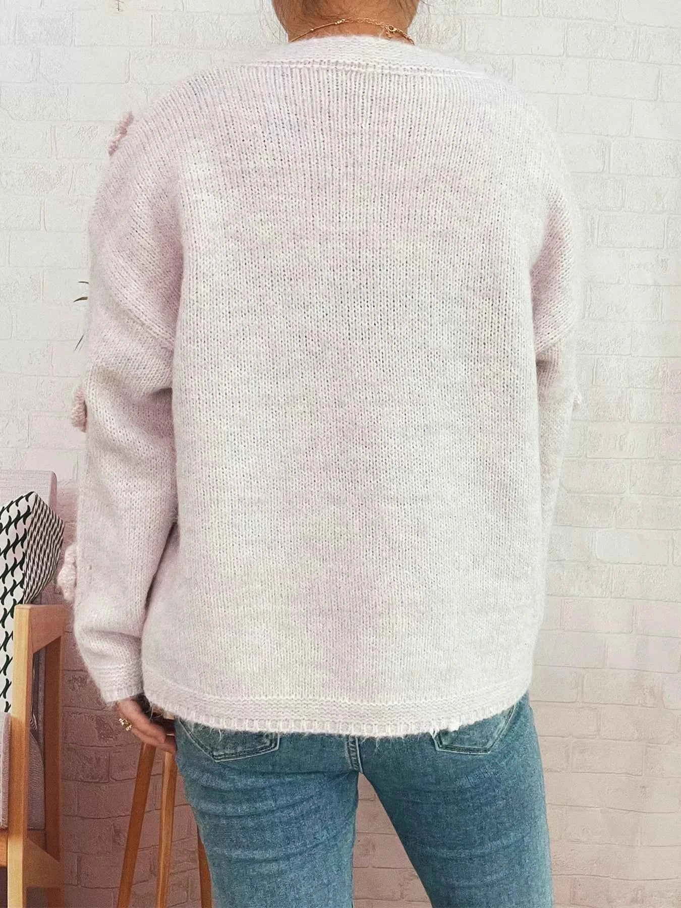 Flower Button-Up Cardigan 668774ee6ddf45b6aaeae722a15ecb30-Max-Origin