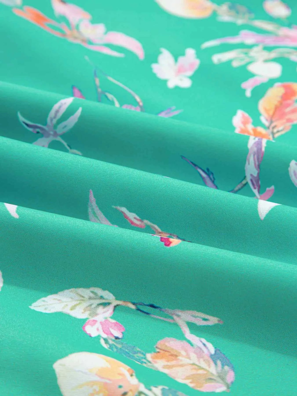 Floral Lantern Sleeve Button Front Shirt 67364afe9c4d4eb5a52c1221bf87b4e2-Max-Origin