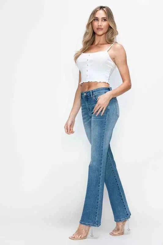 bytos Full Size Cat's Whiskers Mid Rise Bootcut Jeans 67962680-d74f-4336-966a-447bbecc5807-Max