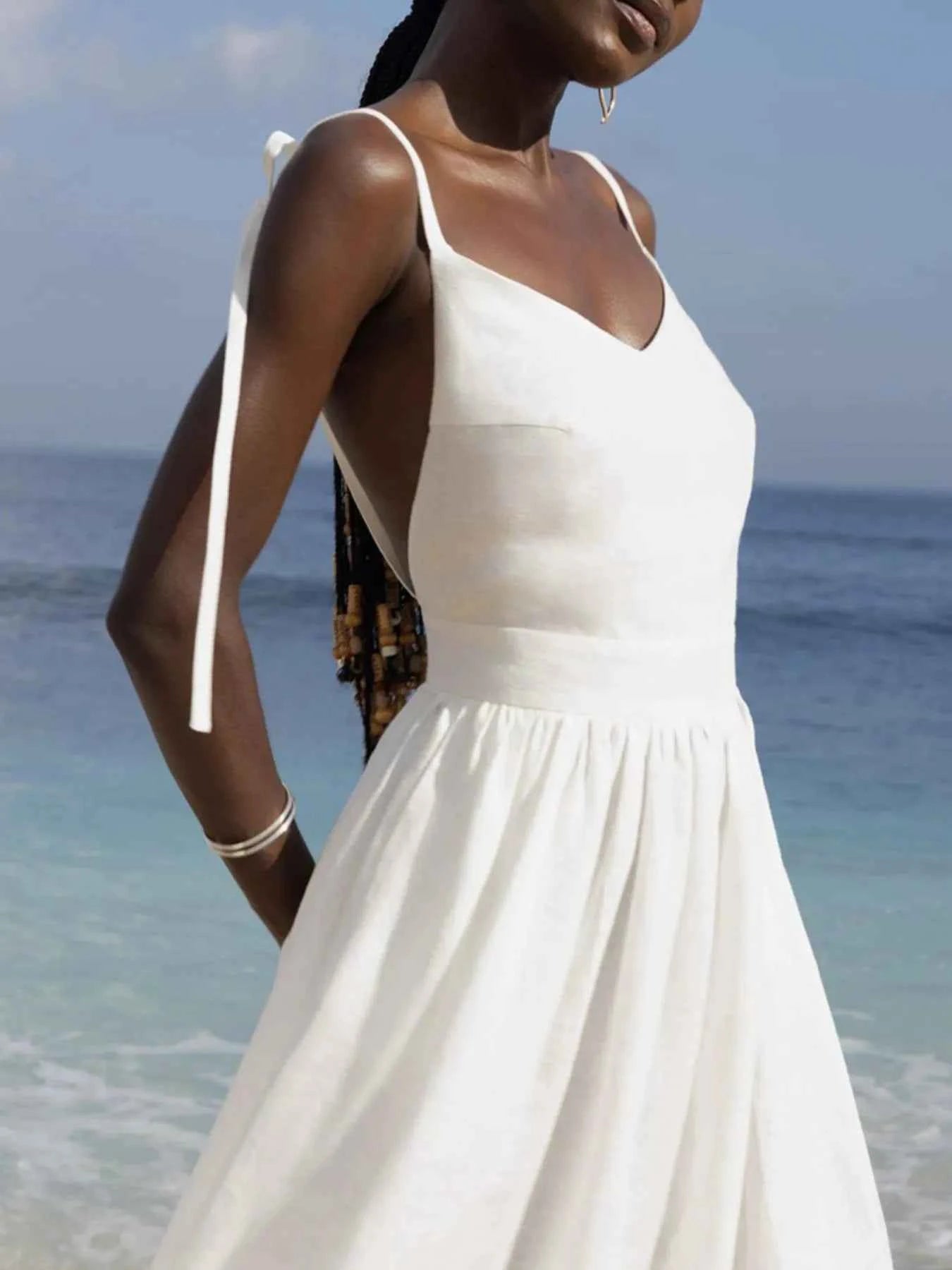 V-Neck Tie Shoulder Maxi Dress 679b02de-1a72-4542-8f8b-32f29566ad83-Max-Origin