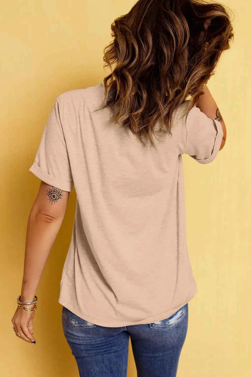 Pumpkin Graphic Round Neck Short Sleeve T-Shirt 67bce034-2416-496f-94d8-4e1e51deb972-Max