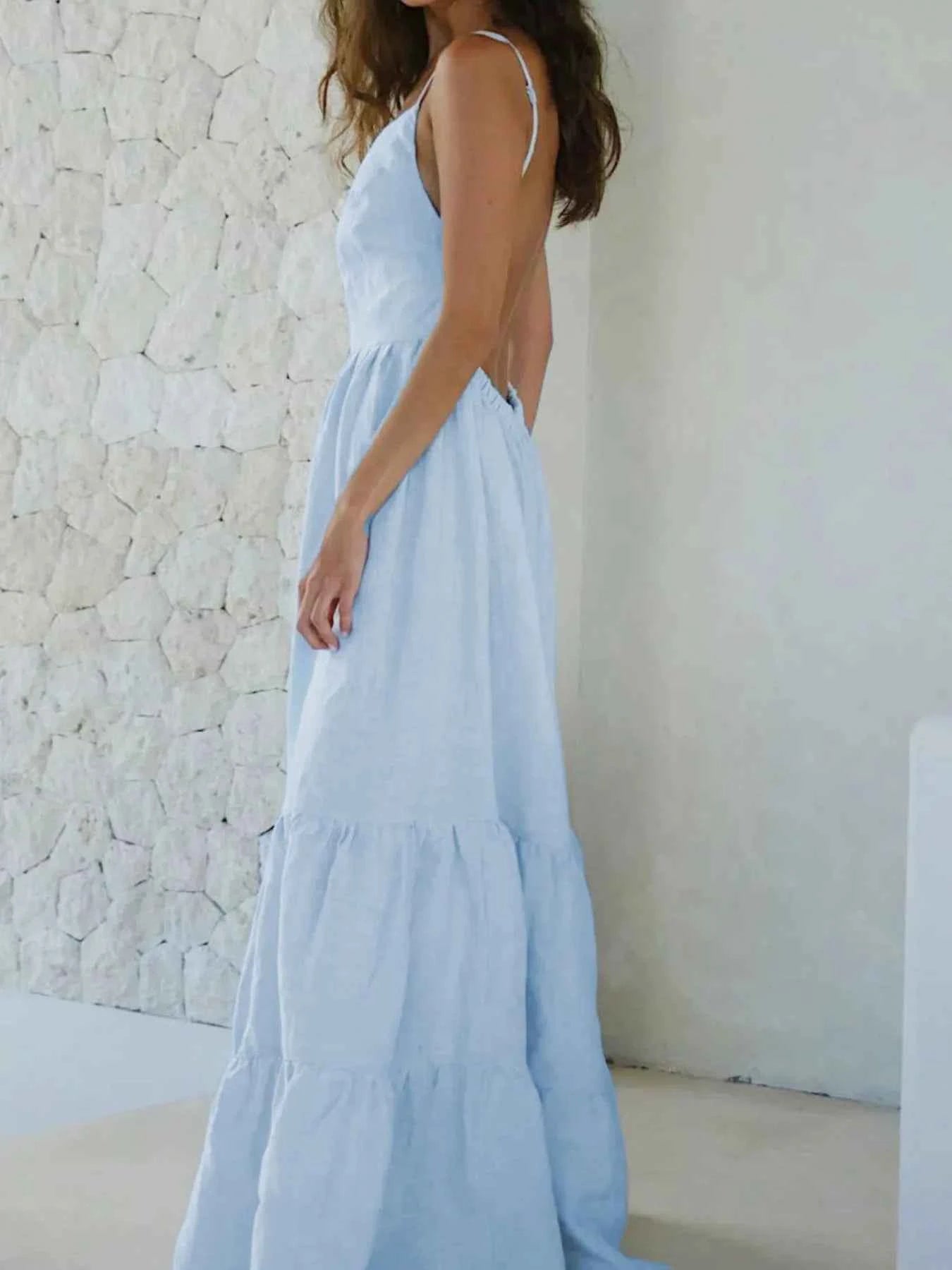 Tiered Maxi Cami Dress with Ruffled Hem 68a5f6e8-054d-4ef4-a502-1c2025bbd880-Max-Origin