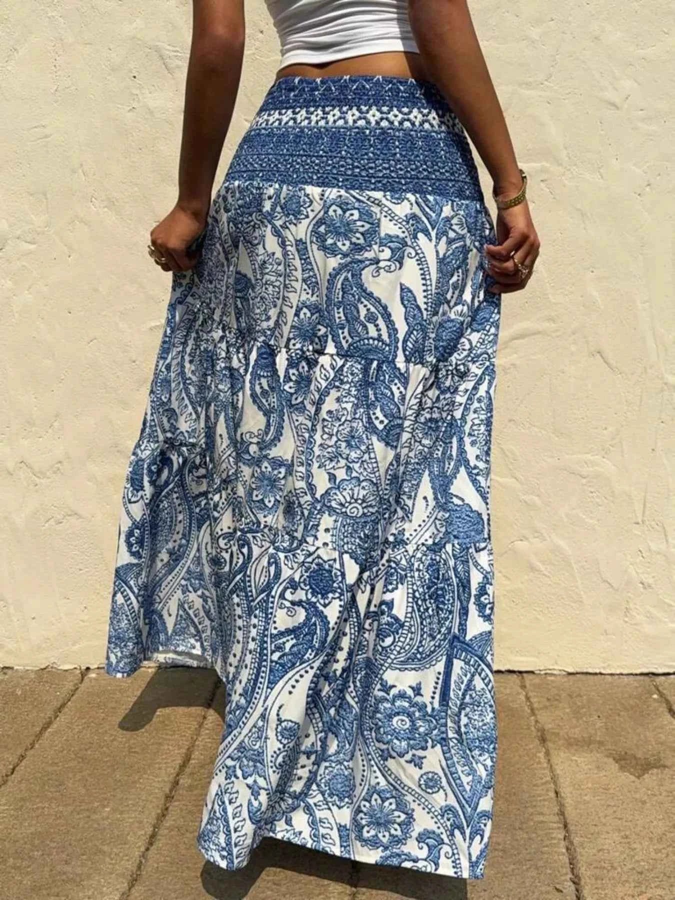 Printed High Waist Maxi Skirt 68c77383-ec5b-4e7c-b5ae-f3b765d81ab8-Max-Origin