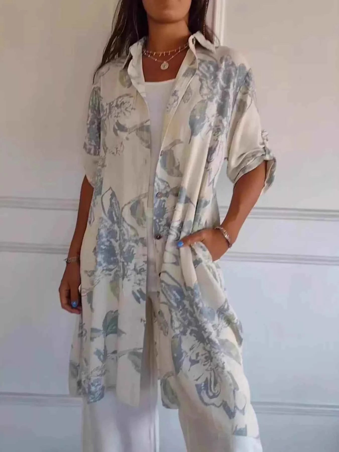 Full Size Floral Print Button-Up Shirt Dress Plus Size 68d753ac9abf46d9aab4237cdabfec06-Max-Origin