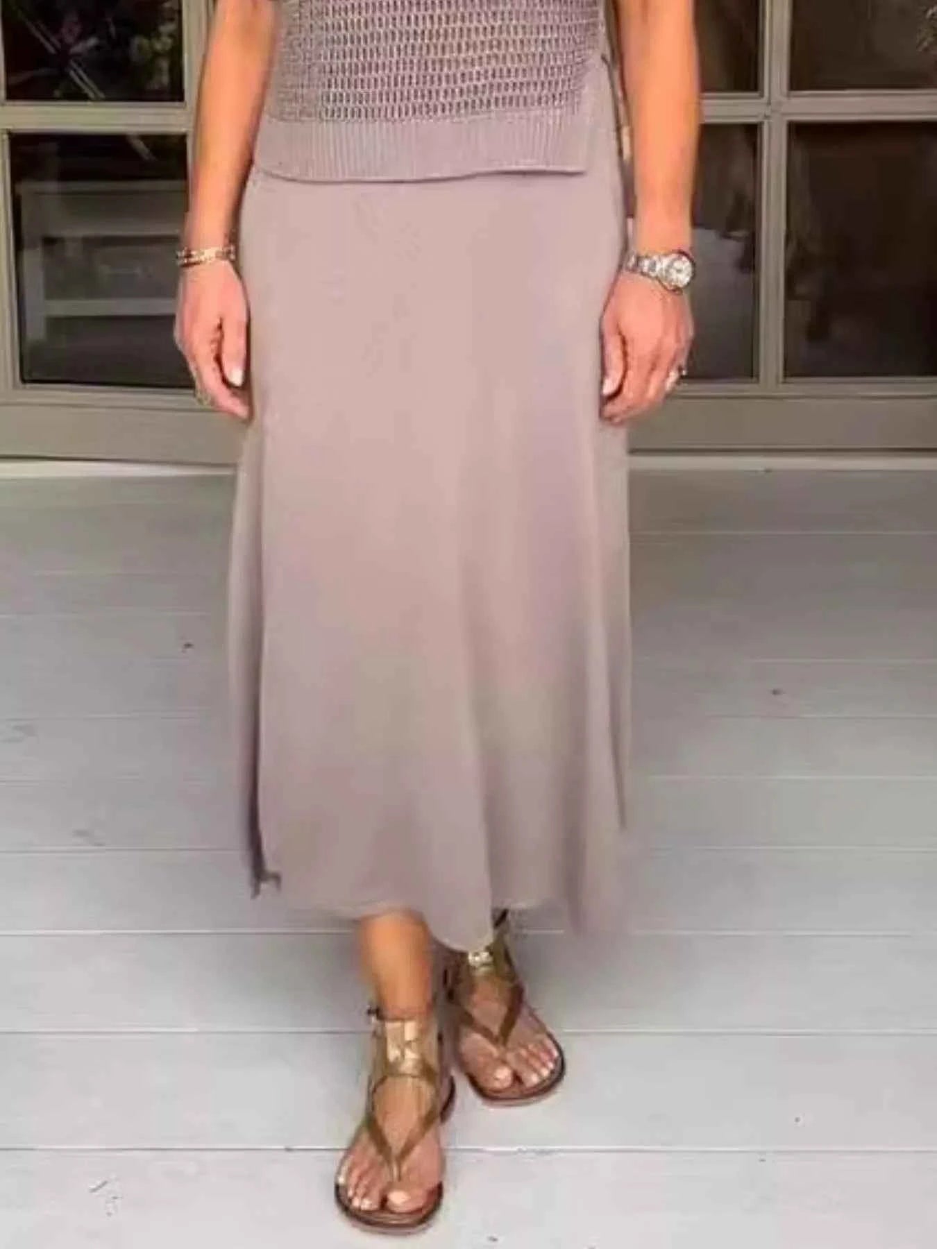 Full Size Openwork Knit Cover Up and Dress Set Plus Size 69318700-0b8d-4595-8551-88d3f2101ad5-Max-Origin