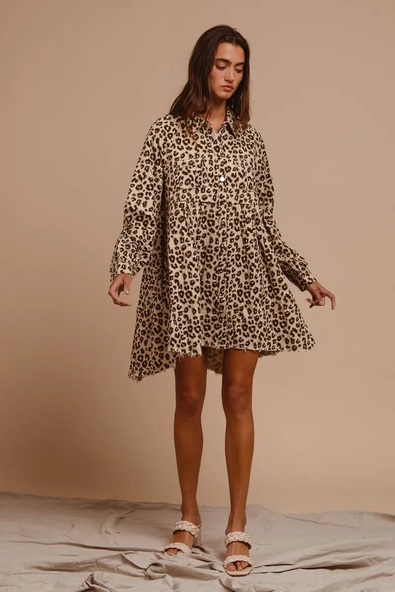 BiBi Washed Denim Button Down Dress with Side Pocket 698a02b1ba894cc7a34f577abe261237-Max-Origin