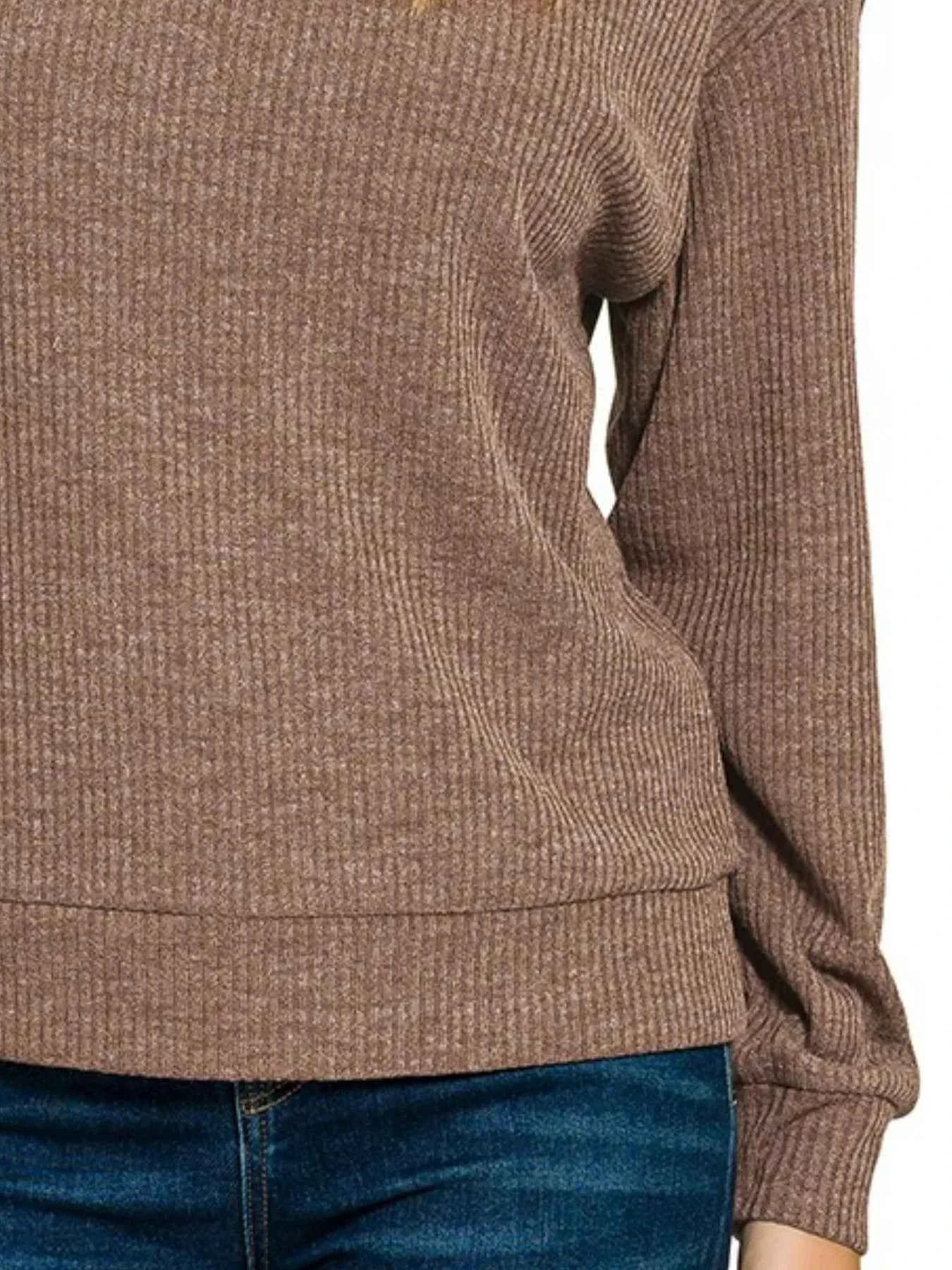 Zenana Ribbed Long Sleeve Hoodie 69aa5b38-f299-463b-85ed-b5cbffbcd7c9-Max-Origin