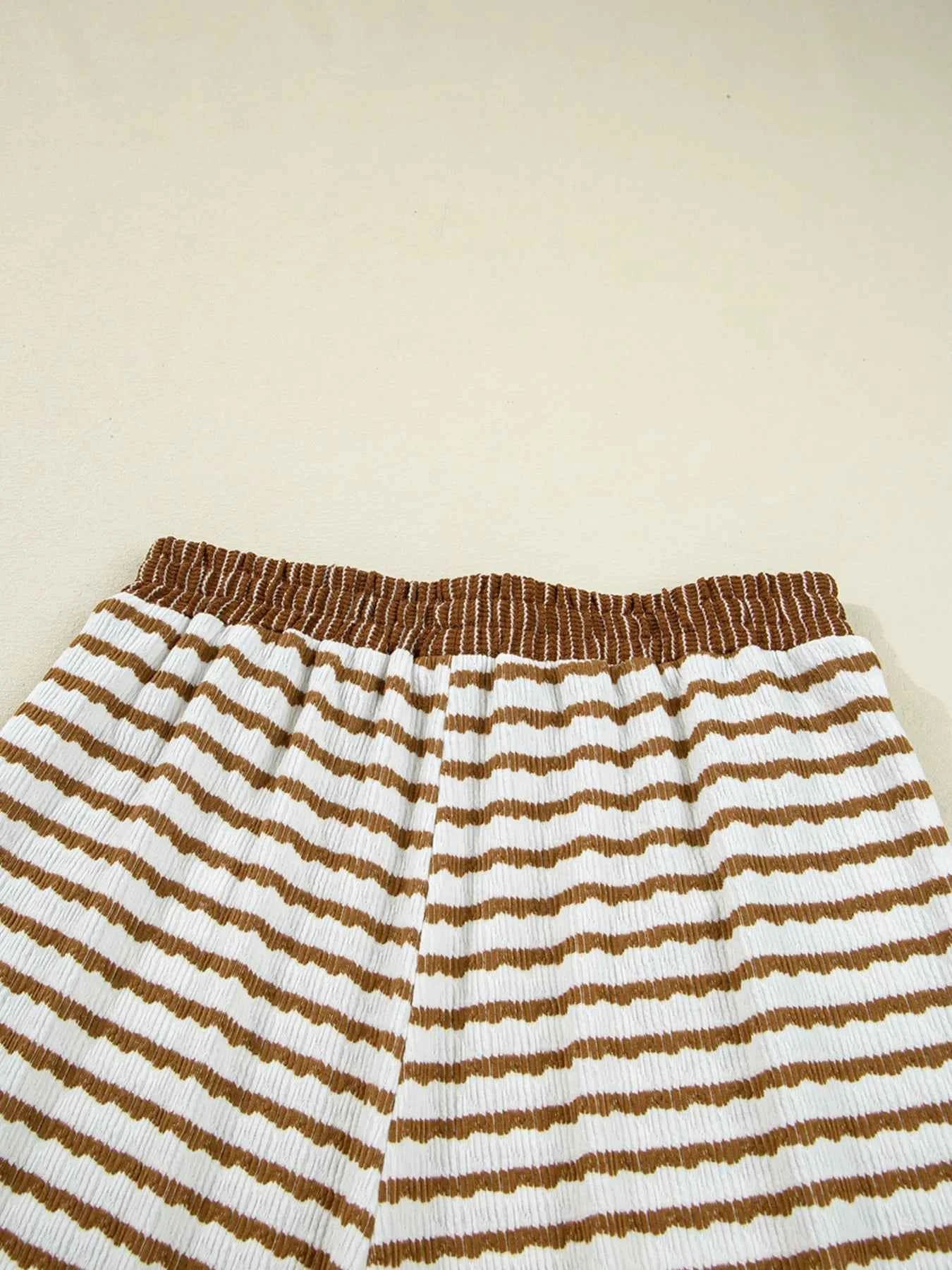 Stripe Collared Top and Drawstring Pant Set 6a42fbac03414622865ec206c4ea5d15-Max-Origin