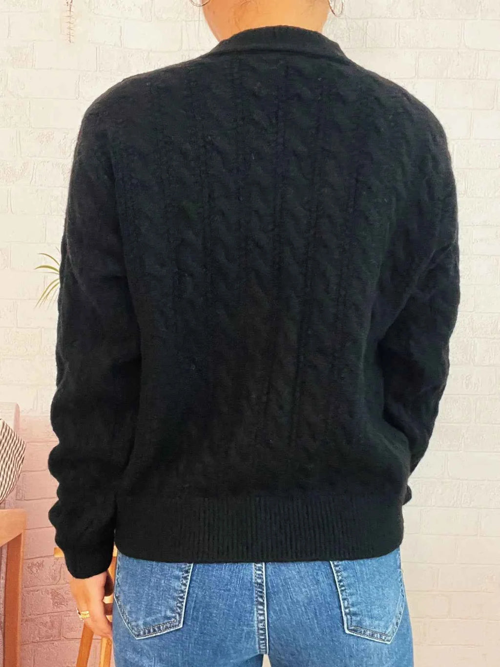 Cable Knit Button-Up Cardigan 6aafcc488cd043dda086d5474b1d48a1-Max-Origin