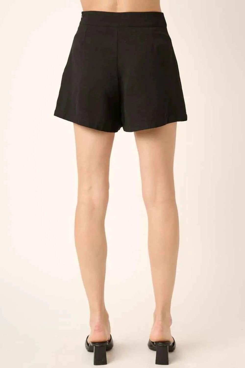 Mittoshop Side Invisible Zipper Pleated Shorts 6b074c42-e135-4bc8-8ede-176e7e820a26-Max