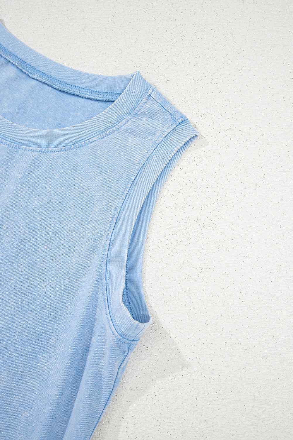 Beau Blue Mineral Wash Pocket Tank Mini Dress 6b198baf83404119