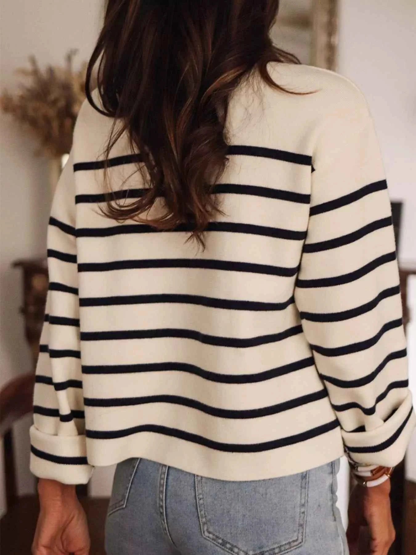 Striped Button-Front Cardigan 6b318e65-4c98-4fe9-89f7-df79c1b4b4fd-Max-Origin