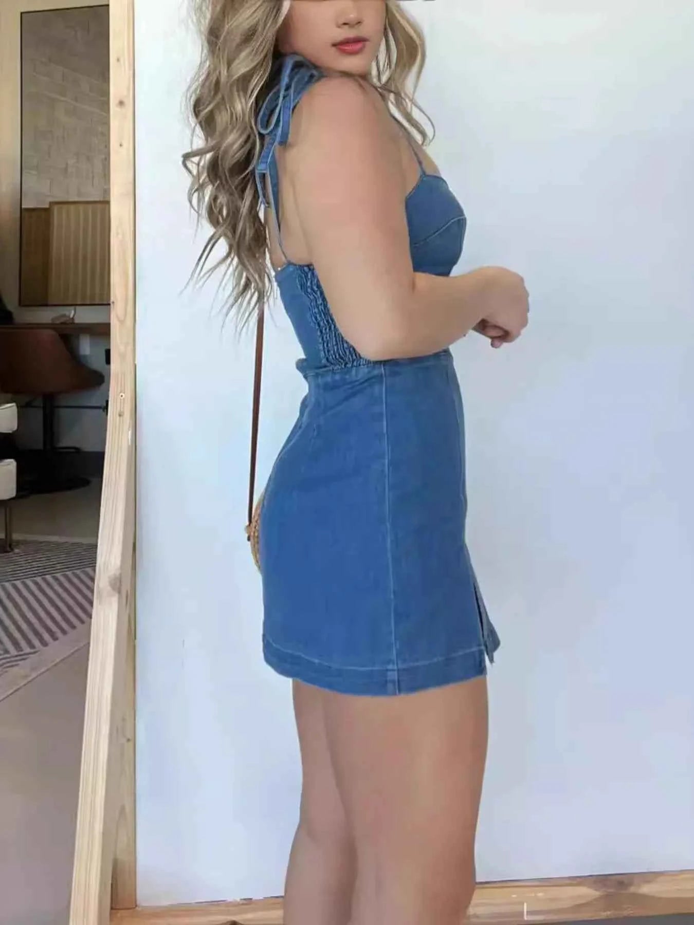 Full Size Slit Square Neck Denim Dress Plus Size 6b77741e1ebe48f68c3bbc4bf4487766-Max-Origin