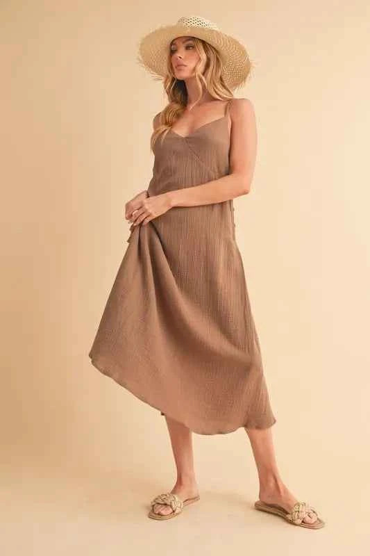 Aemi+Co Side Button Midi Cami Dress MOCHA 6ba371132ffd4b6d8fbc9bc57033770f-Max-Origin