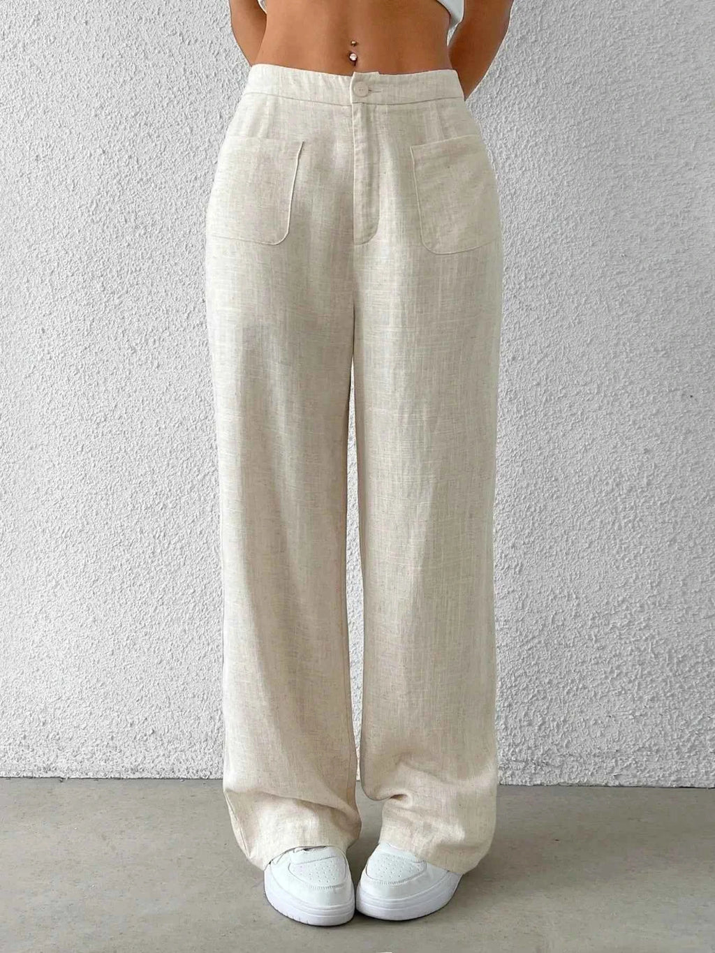 Wide-Leg Pants Beige 6bb817e5857b4ea2809c8d2ee8e3a035-Max-Origin