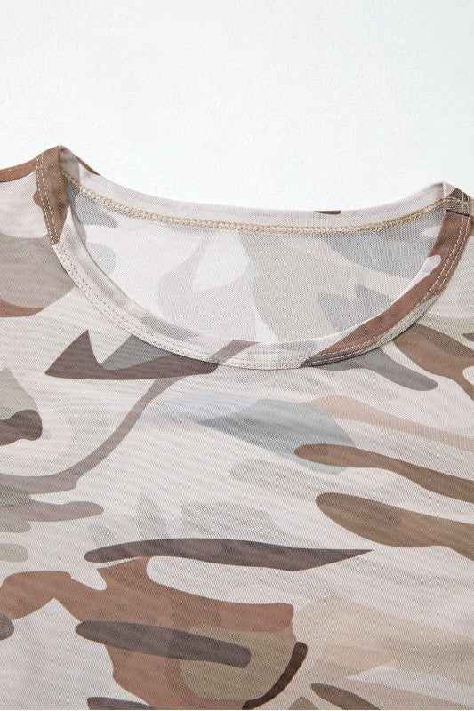 Western Camo Mesh Long Sleeve Top 6bcebf23-7ca0-4971-925f-31bede5849bd