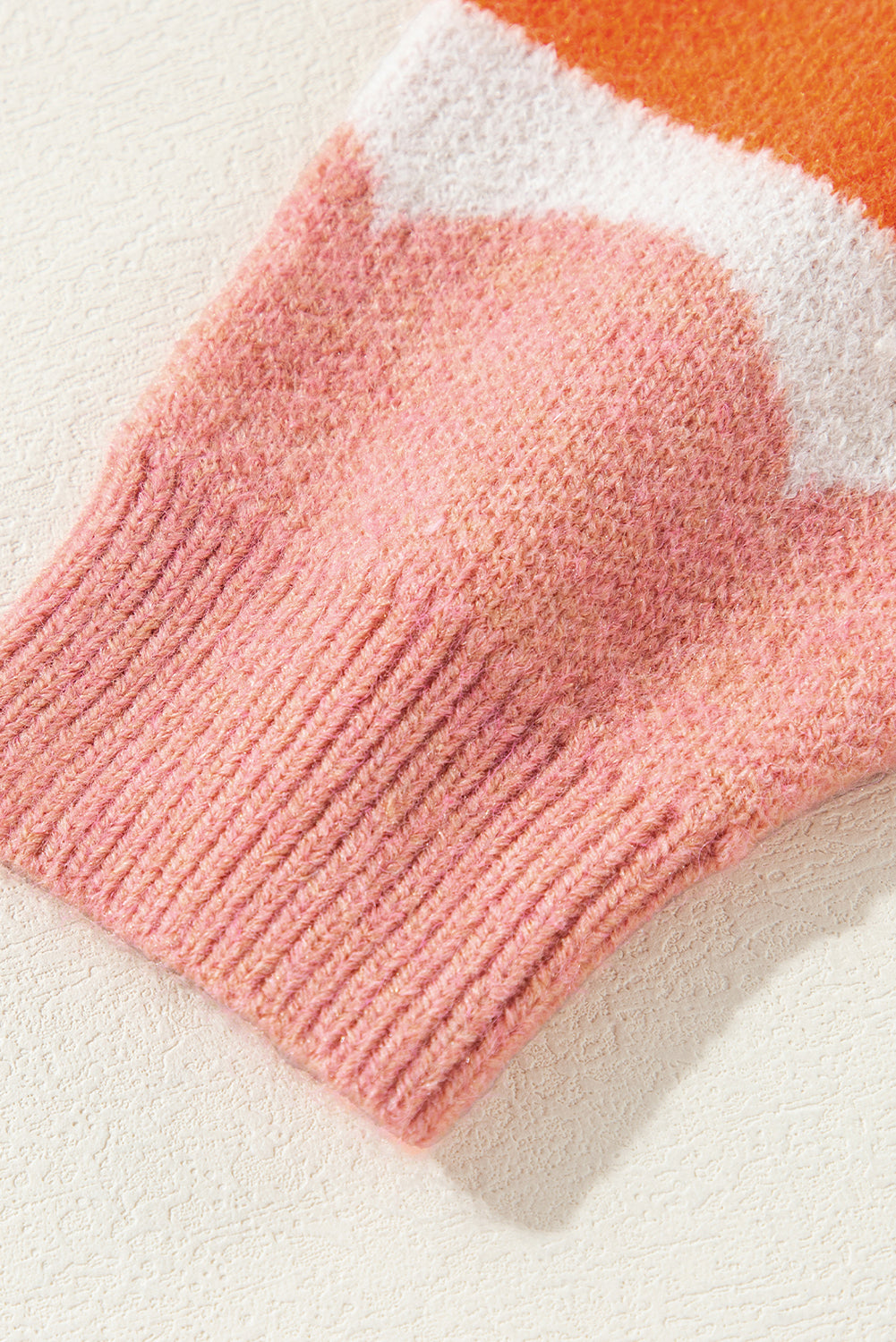 Yellow Wave Striped Balloon Sleeve Drop Shoulder Sweater 6be006bdf0fde0a0