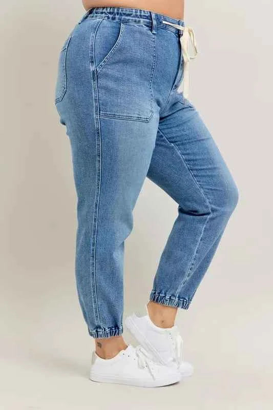 Judy Blue Full Size High Waist Denim Jogger Plus Size 6c296108-43dd-447a-aff3-89dfd013ff1c-Max-Origin