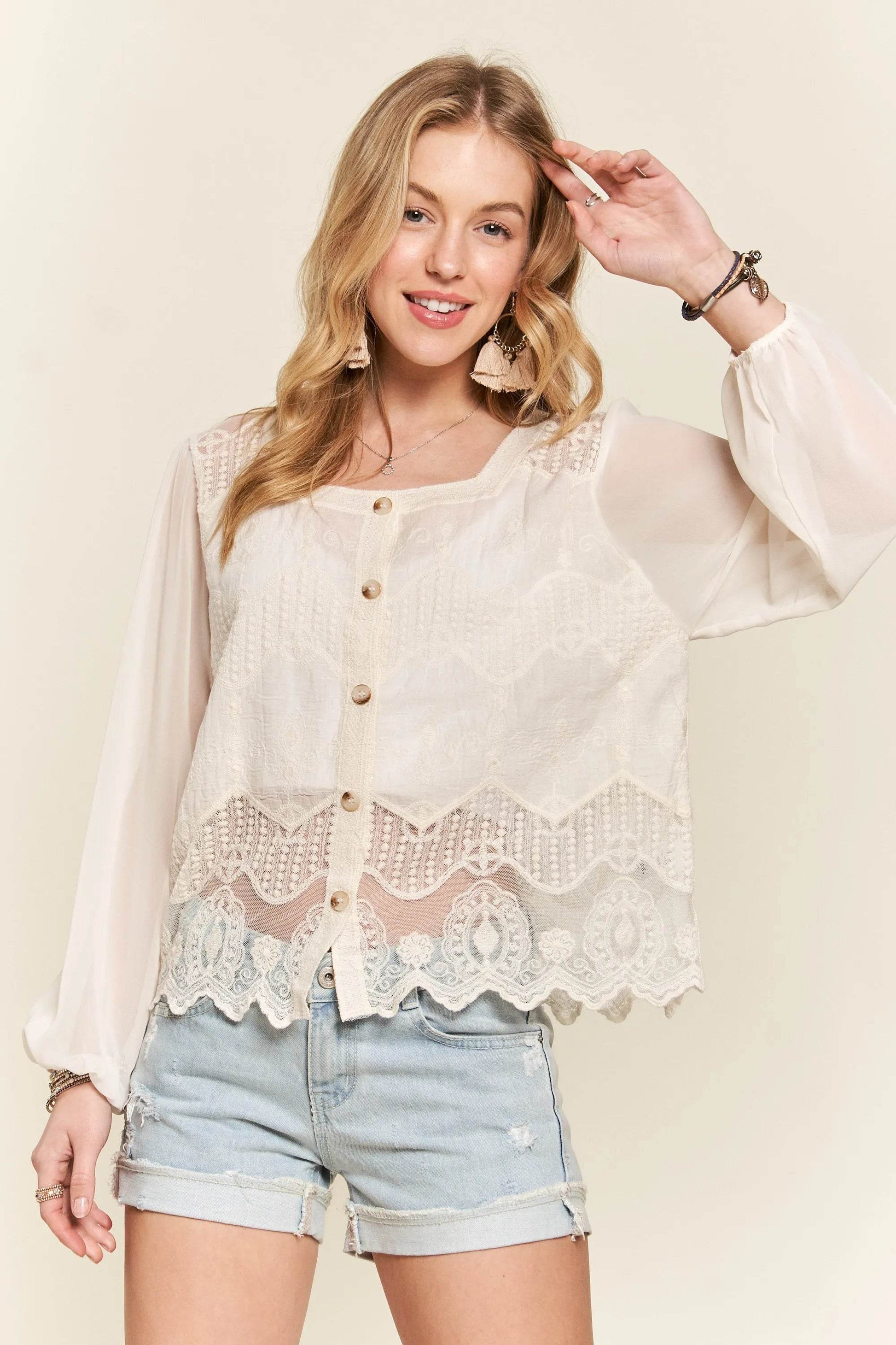 ADORA Button Down Embroidered Blouse 6d040ddbcd7a4d11972dced32151c05d-Max-Origin