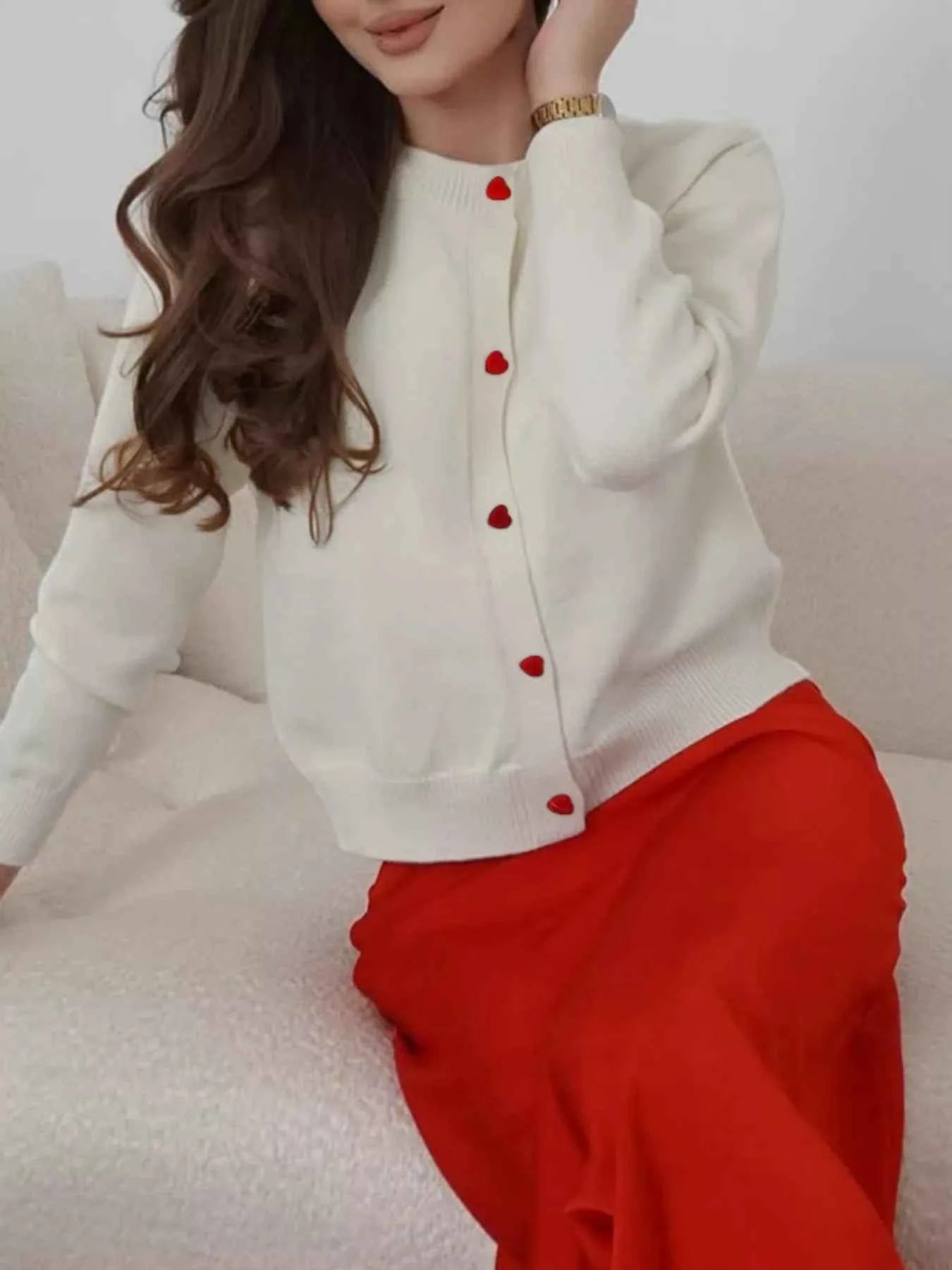 Button-Front Long Sleeve Cardigan 6d382e9664e64b42b65d1d7948618fa8-Max-Origin