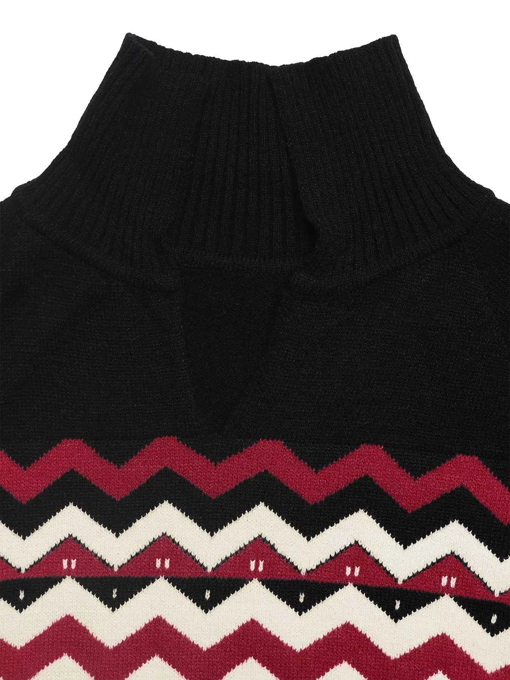 Chevron Pattern Long Sleeve Sweater 6e01385a423949a9be00f7e71e19778c-Max-Origin