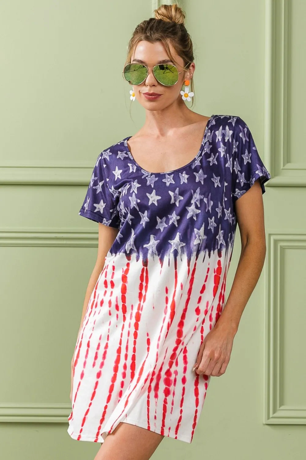 BiBi American Flag Theme Tee Dress 6e2ea238-f2df-4ee5-bf08-bc391e6e6915-Max