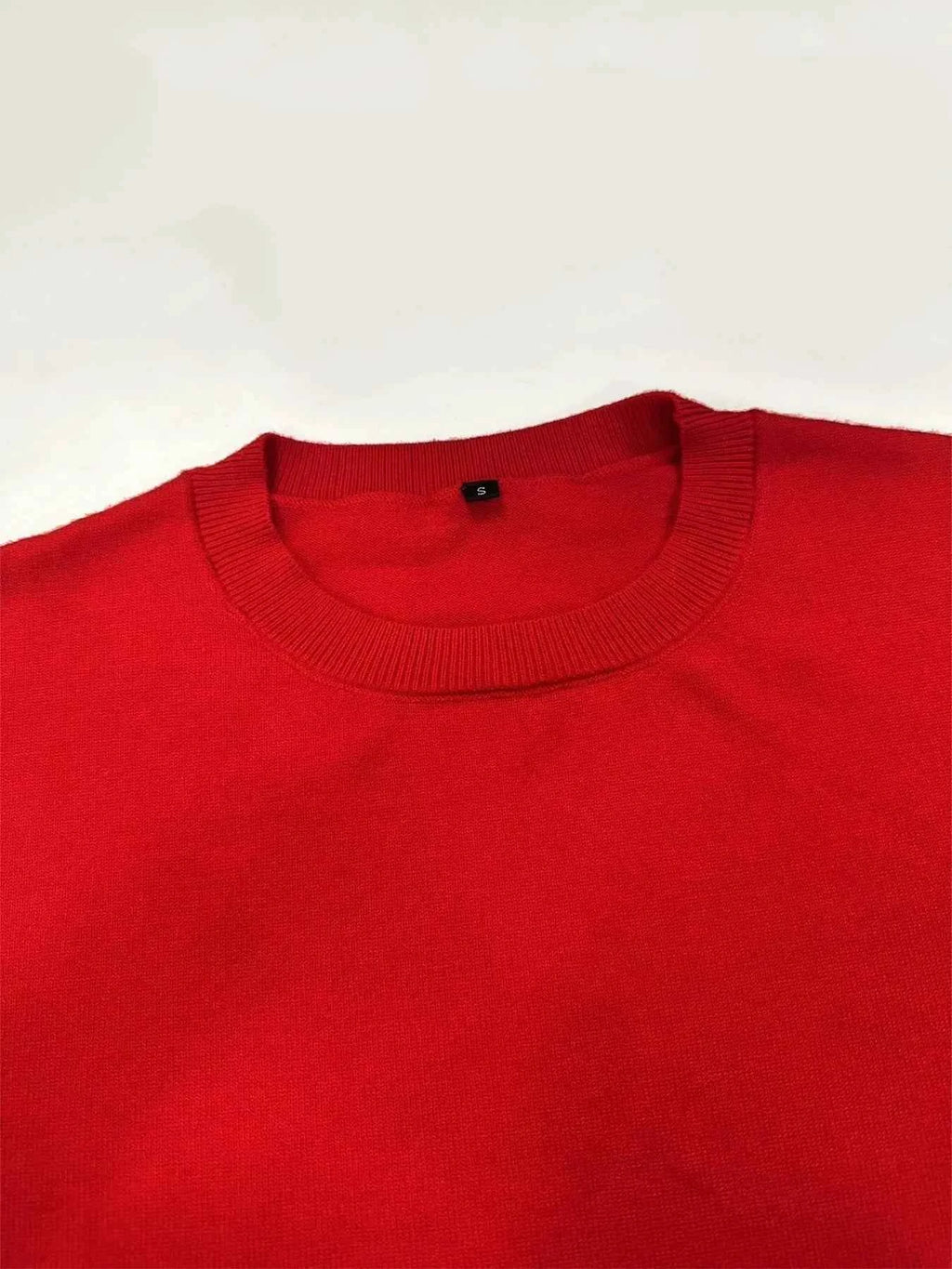 Oversized Round Neck Long Sleeve Knit Top 6e8a5a85-e0b0-4a0e-9321-e8c37bd76923-Max-Origin