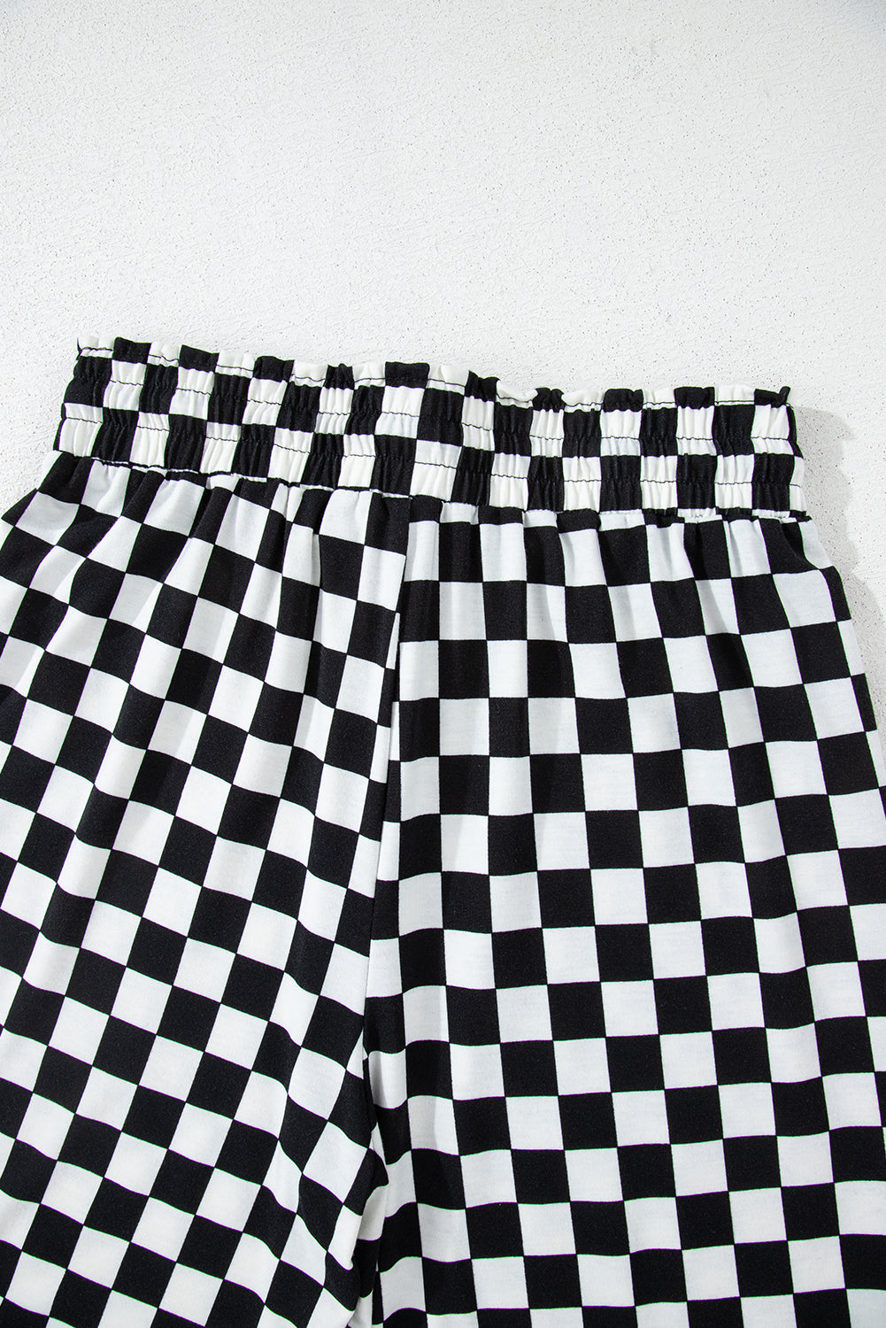 Beige Checkered Print Long Sleeve Loose Fit Pajama Set 6ef9cbc9789d0790