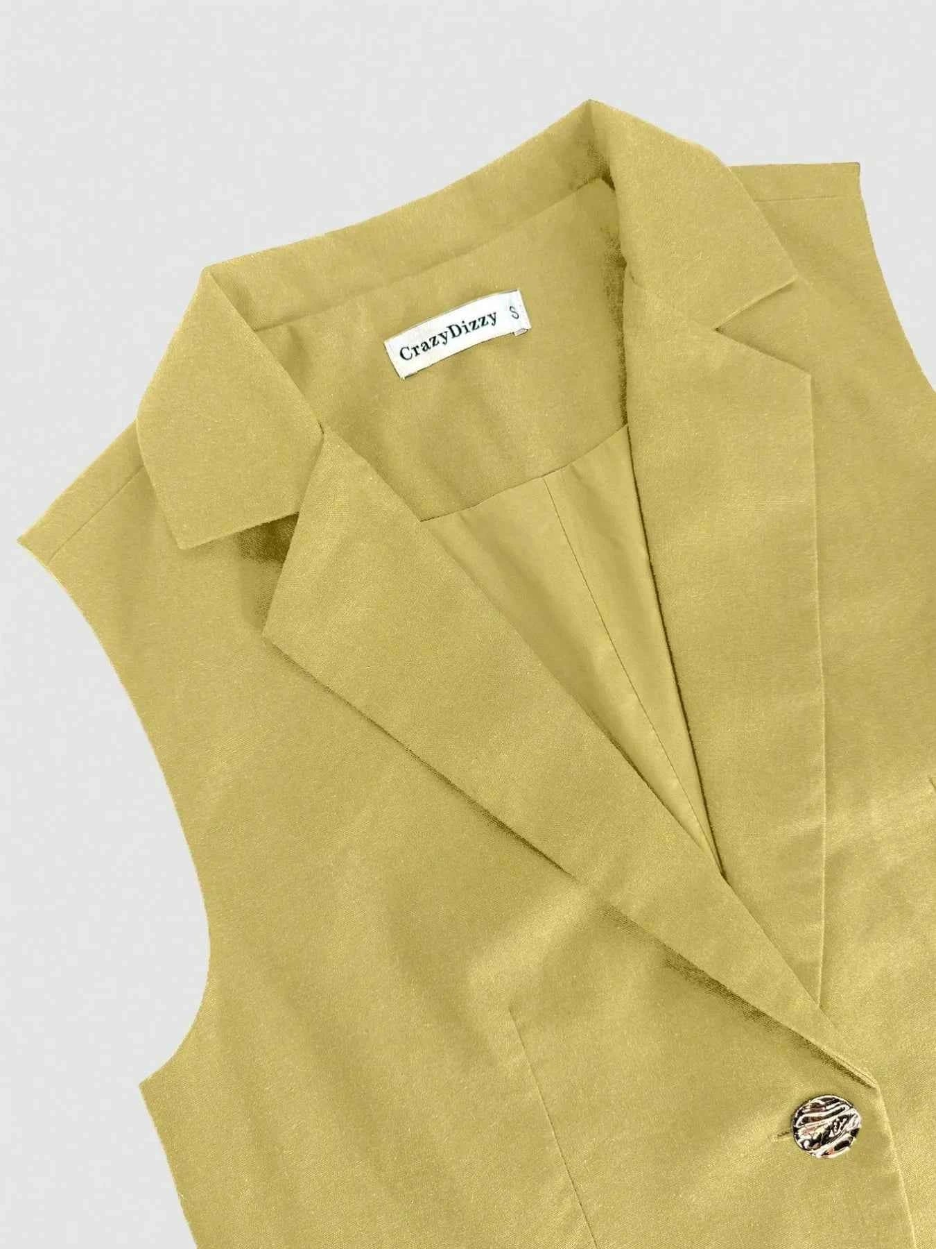 One Button Sleeveless Top and Pants Set 6f38f131-577f-437f-a39d-fd203bb9d215-Max-Origin