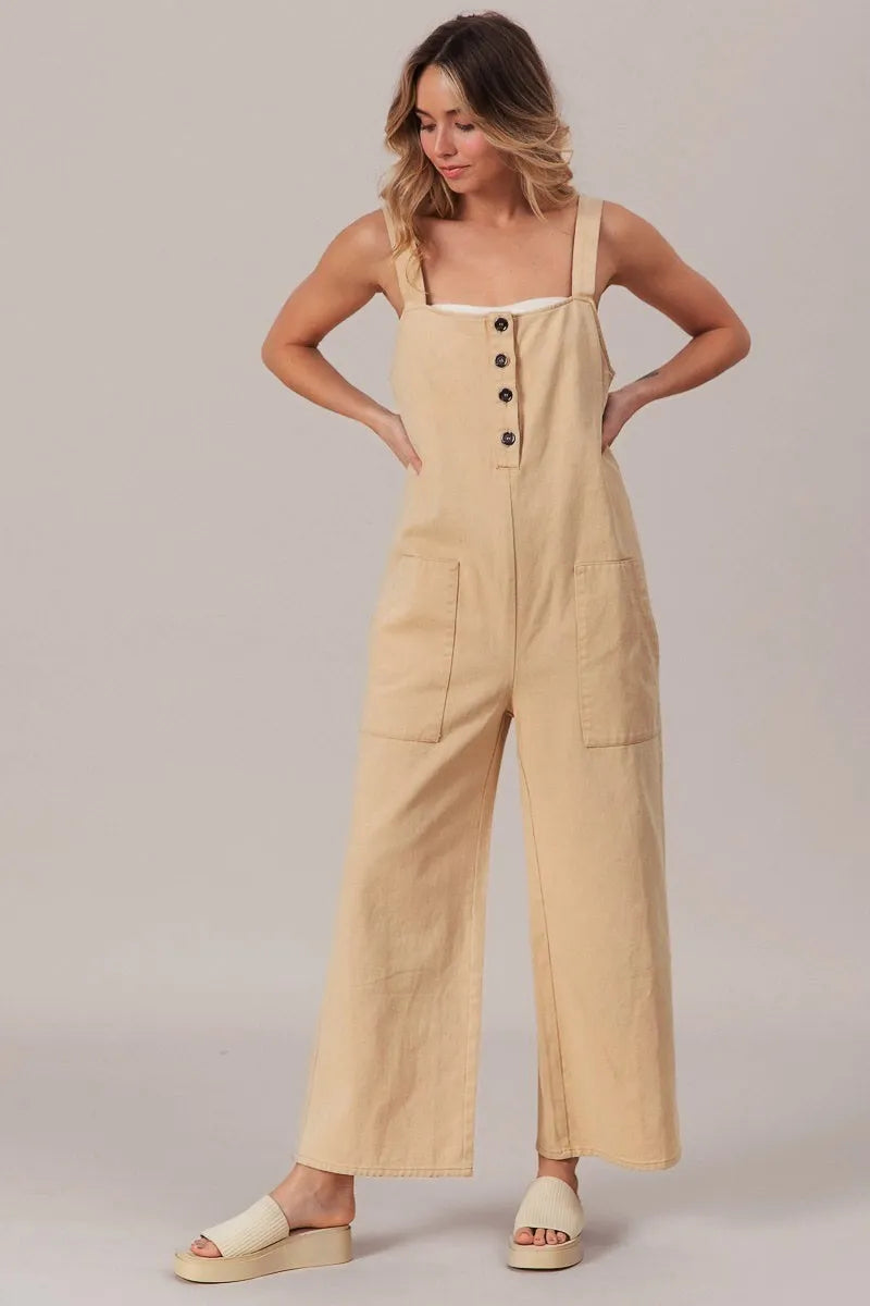 BiBi Washed Denim Buttoned Overall Jumpsuit 6f50f328ba754e2c8d769c675bd44441-Max-Origin