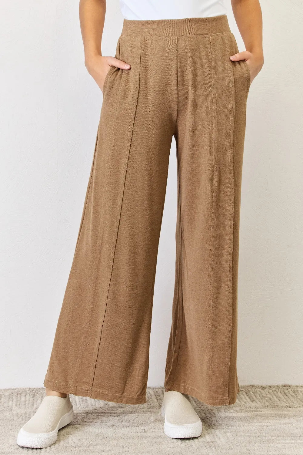 RISEN Ultra Soft Wide Leg Pants Mocha 6ff41a0d-9c42-4597-b8c4-d479bb61987c-Max
